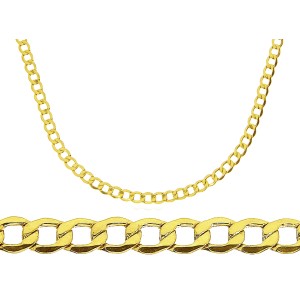 Złoty łańcuszek pr.0,585 dmuchany splot Pancerka